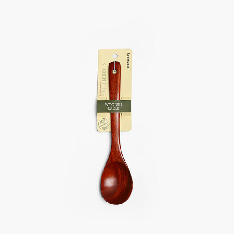 Muỗng Múc Thức Ăn Bằng Gỗ Rose Wood 250x43mm - LocknLock - F00089, , large image number null